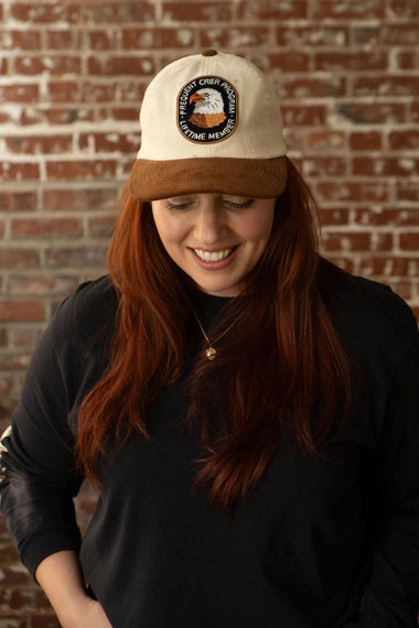 Frequent Crier Patched Corduroy Dad Hat