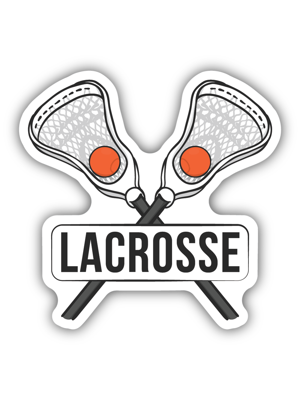 Lacrosse Sticker