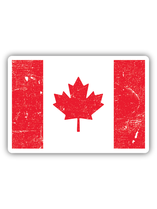 Canadian Flag Sticker