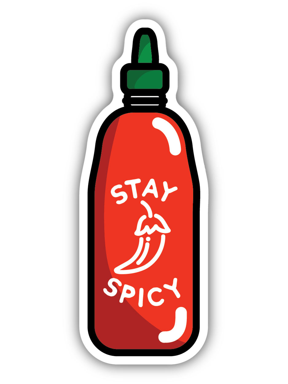 Spicy Sauce Bottle Sticker