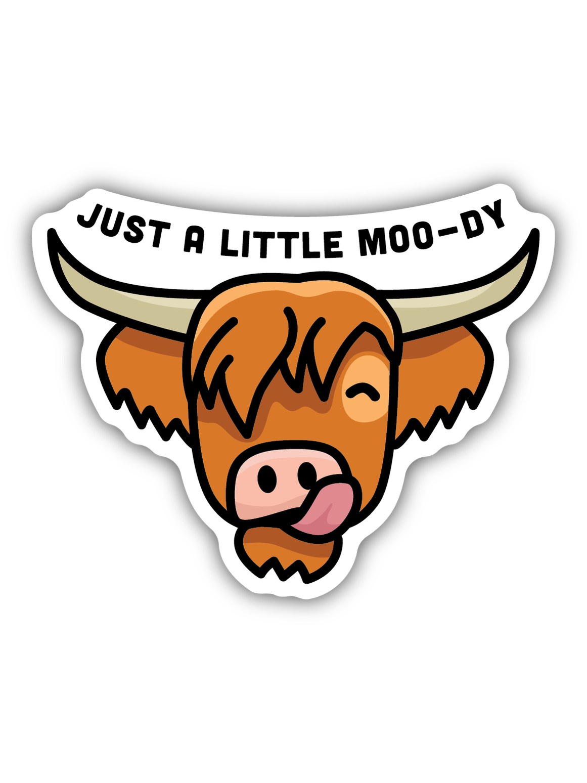 Highland Cow Sticker