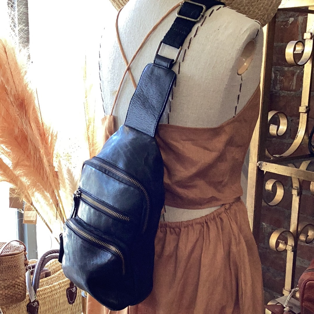 Leather Crossbody Bag