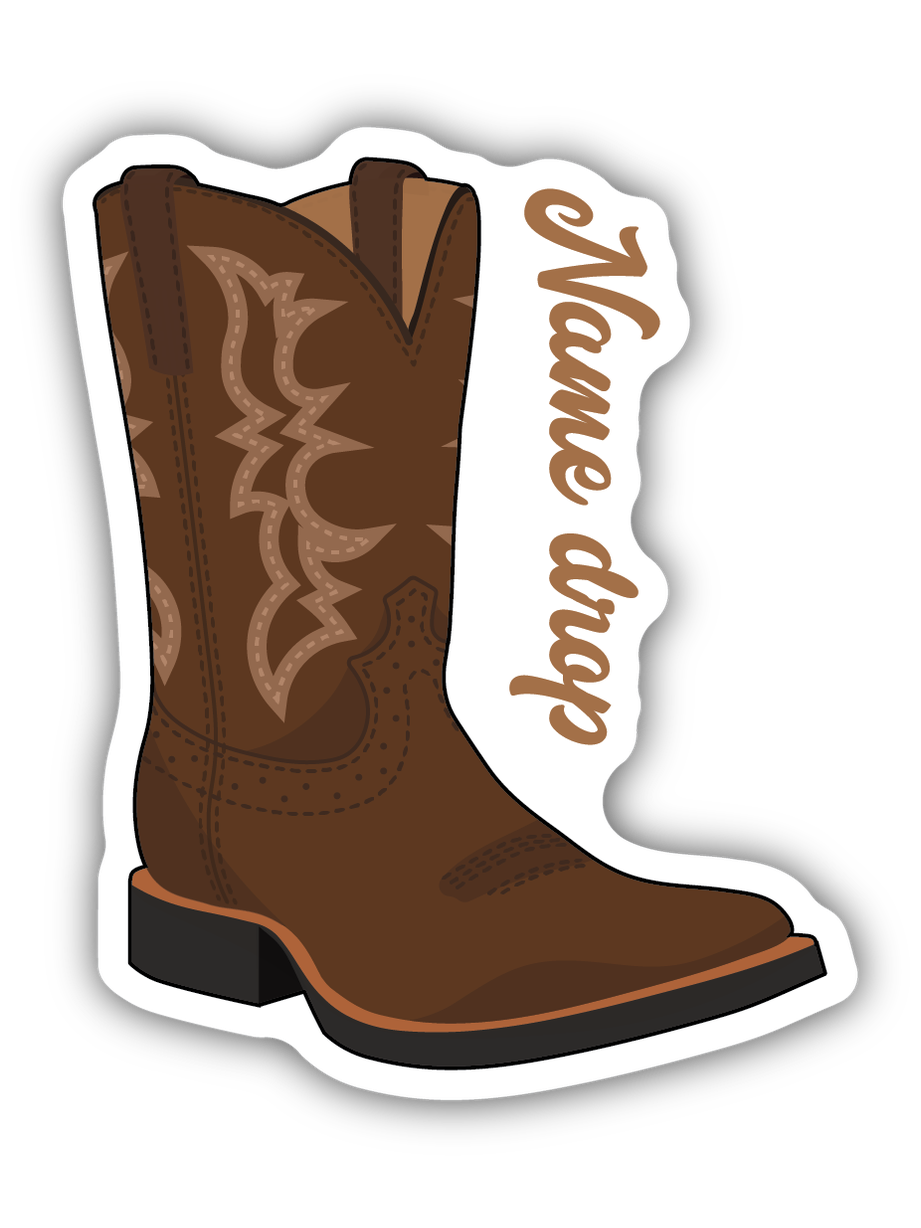Kickin Boot Sticker