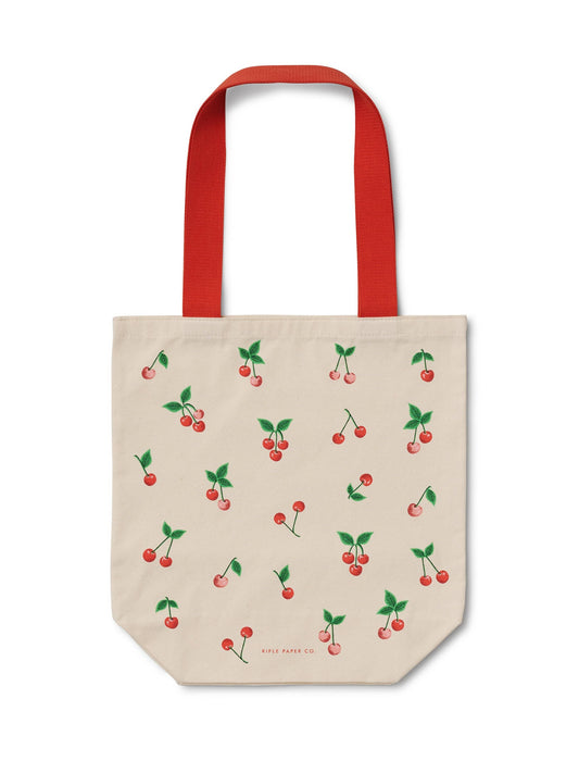 Cherries Canvas Tote Bag