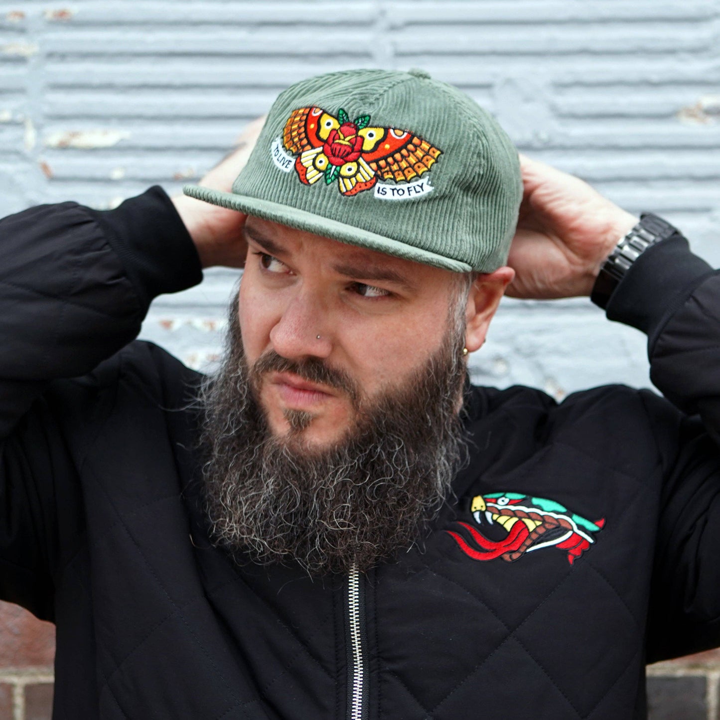 Townes Butterfly Corduroy Cap