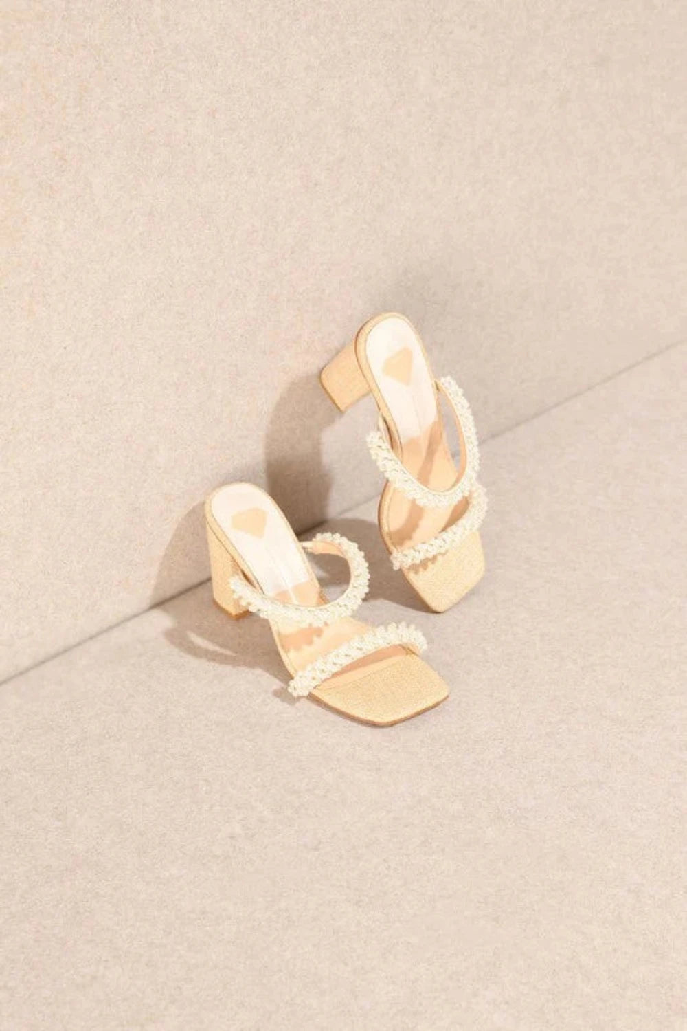 ARIEL Pearl High Heels | Off-White