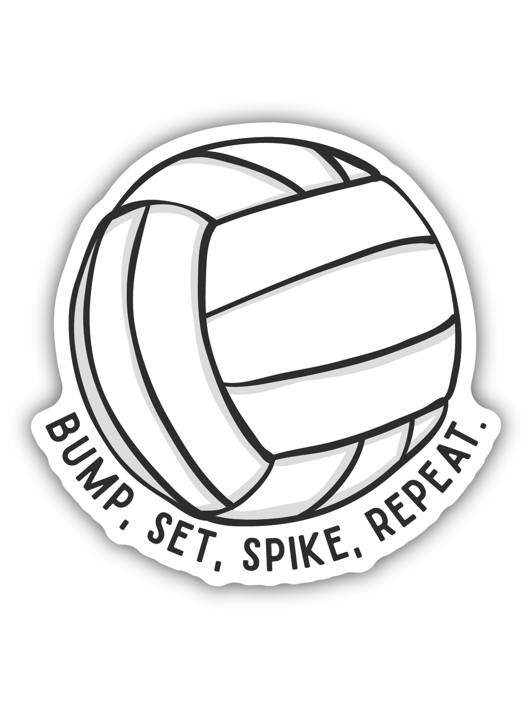 Volleyball Sticker