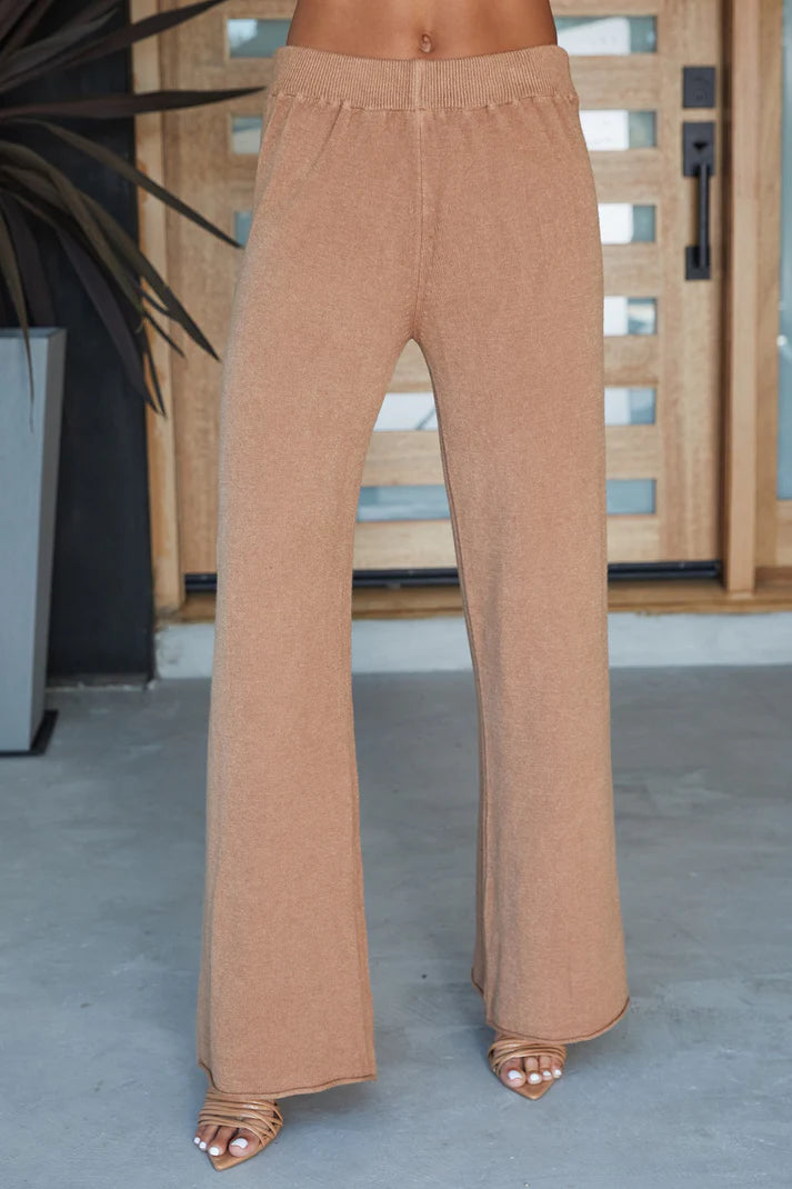 The Cozy Knit Flared Pant