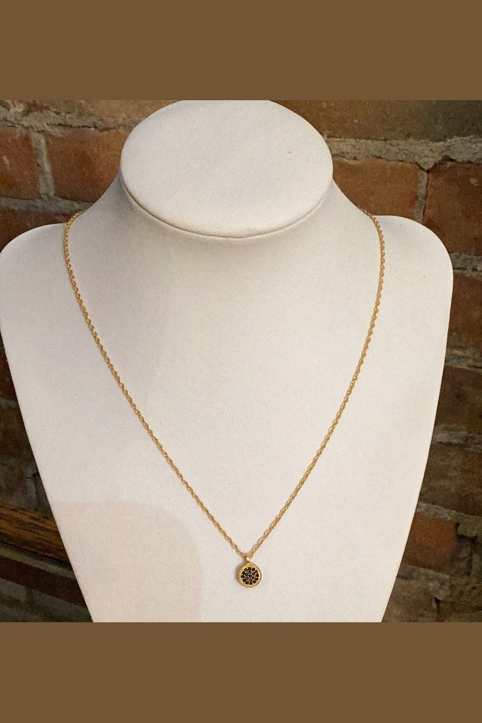 Julie Vos Solitaire Delicate Necklace