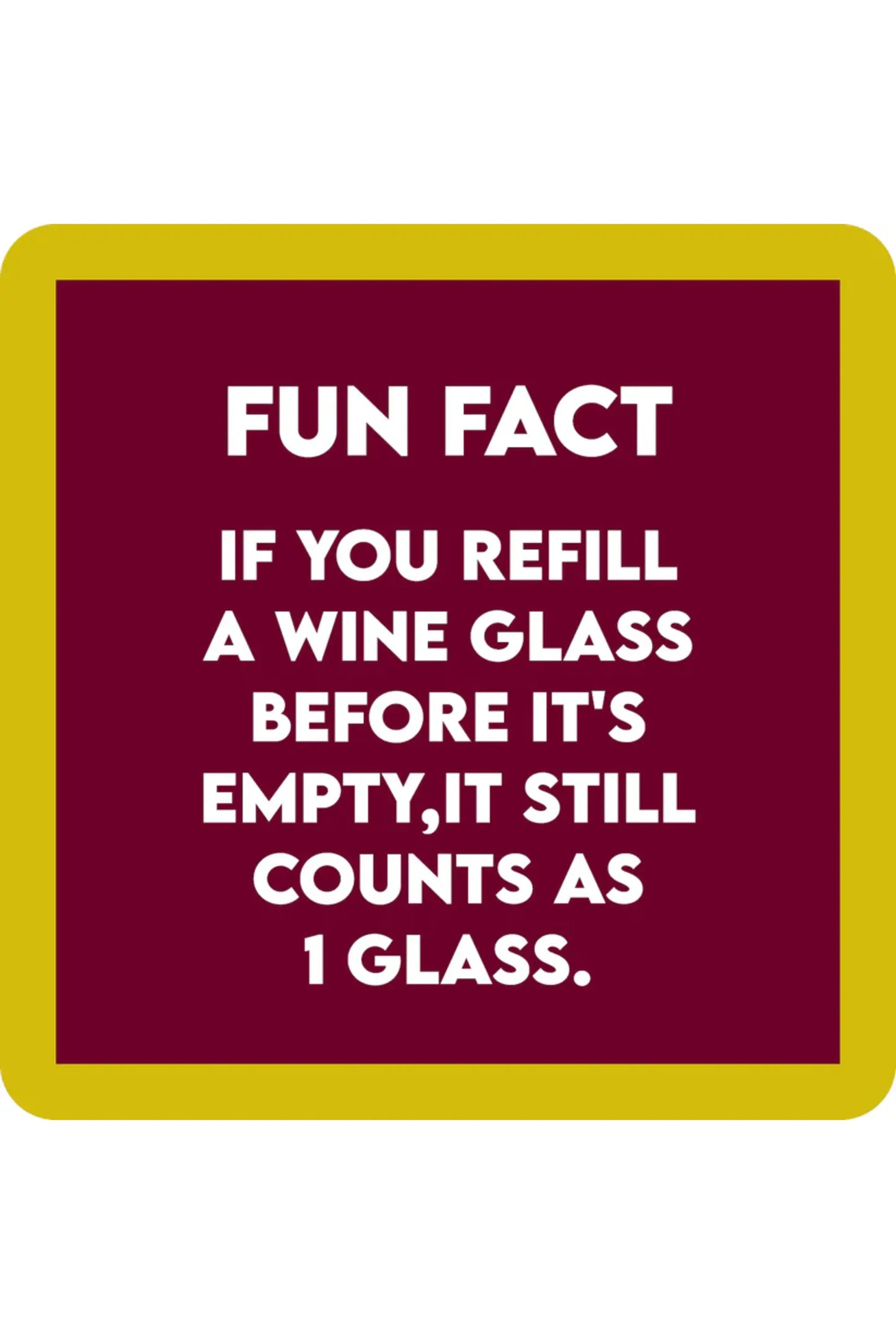Refill Wine Glass Coster