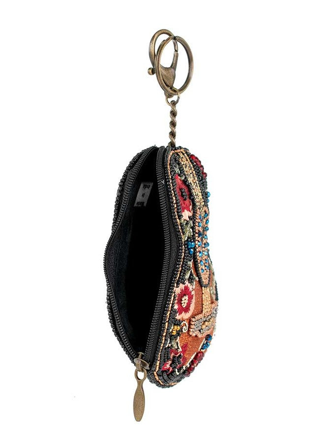 Classical Vibe Beaded Guitar Coin Purse