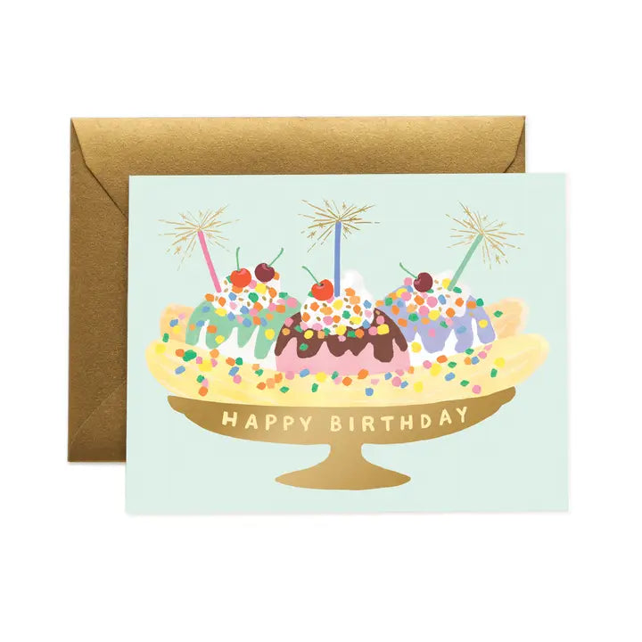 Birthday Banana Split | Greeting Card