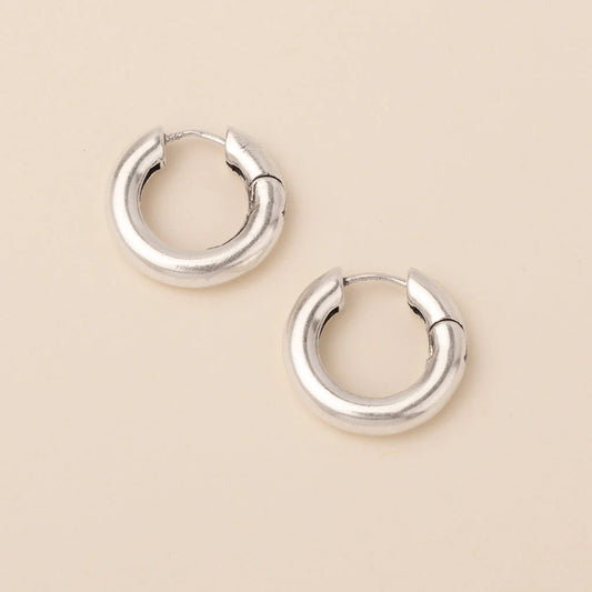 Stellar Hoop Sterling Silver - Refined Earring Collection