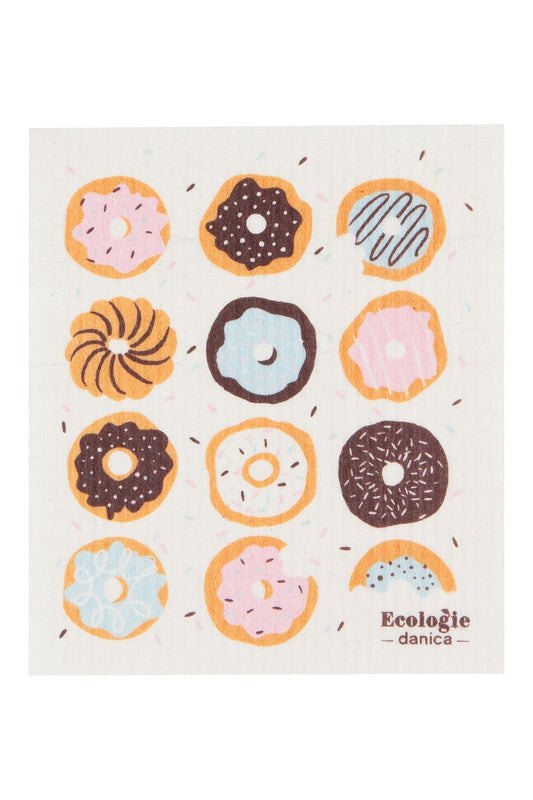 Donuts Swedish Sponge Cloth