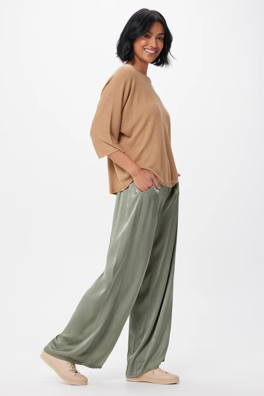Halo Satin Palazzo Pants