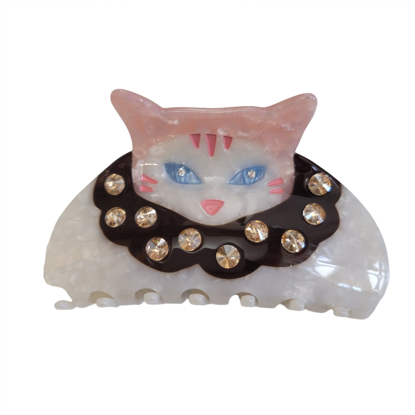 Bejeweled Cat Claw Clip