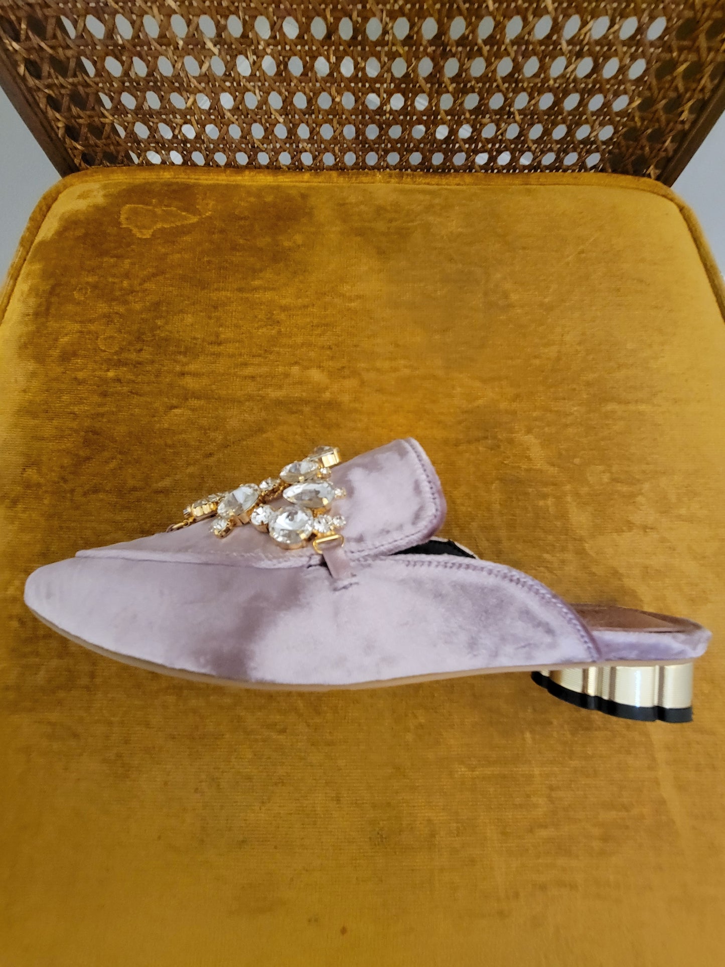Louis Jewelrd  Velvet Mule Light Pink