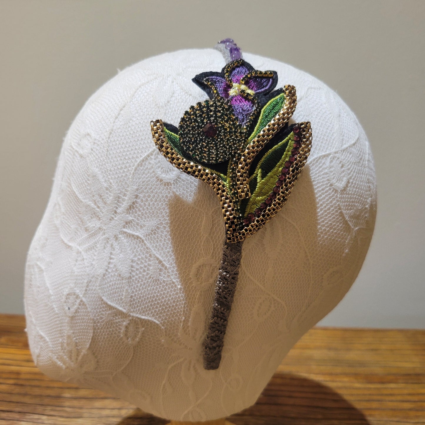 Jeweled Iris Headband