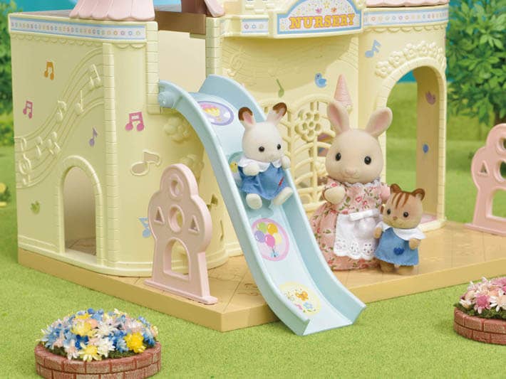 Dollhouse Playset, Baby Castle Nursery, Collectible Toys