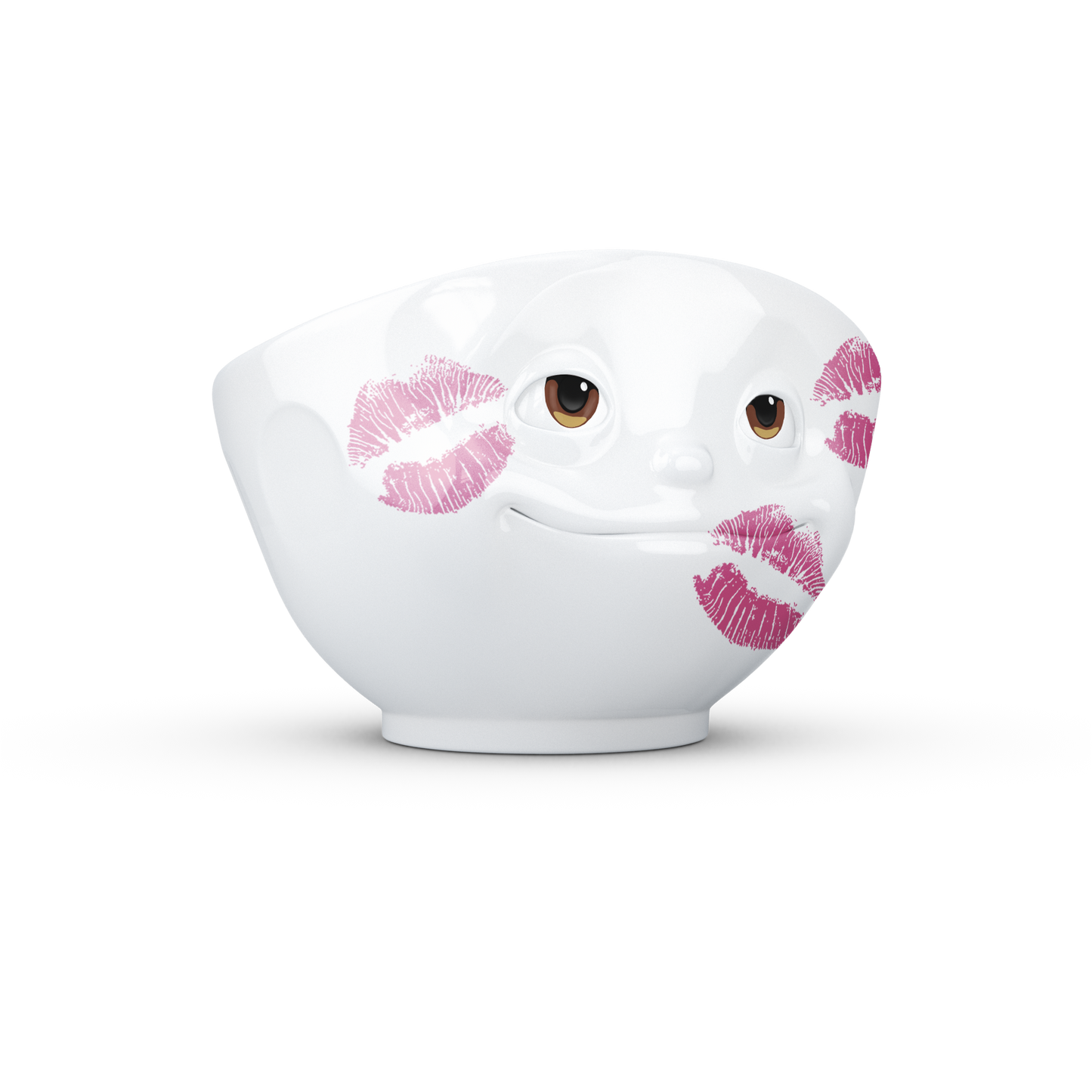 16 Oz. Limited Edition Bowl with Colorful Eyes & Kiss Marks