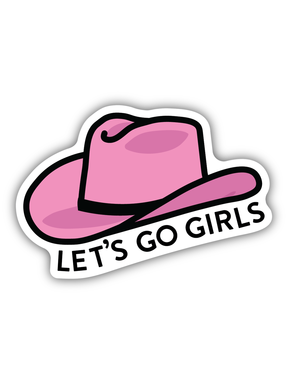 Let's Go Girls Sticker