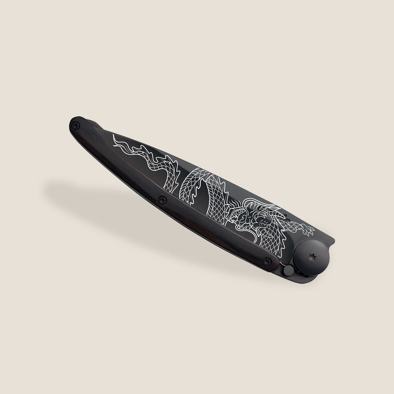 Deejo 37G Ebony wood / Japanese dragon