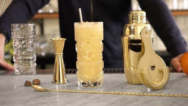 Crystal Tiki Glasses Set of 2
