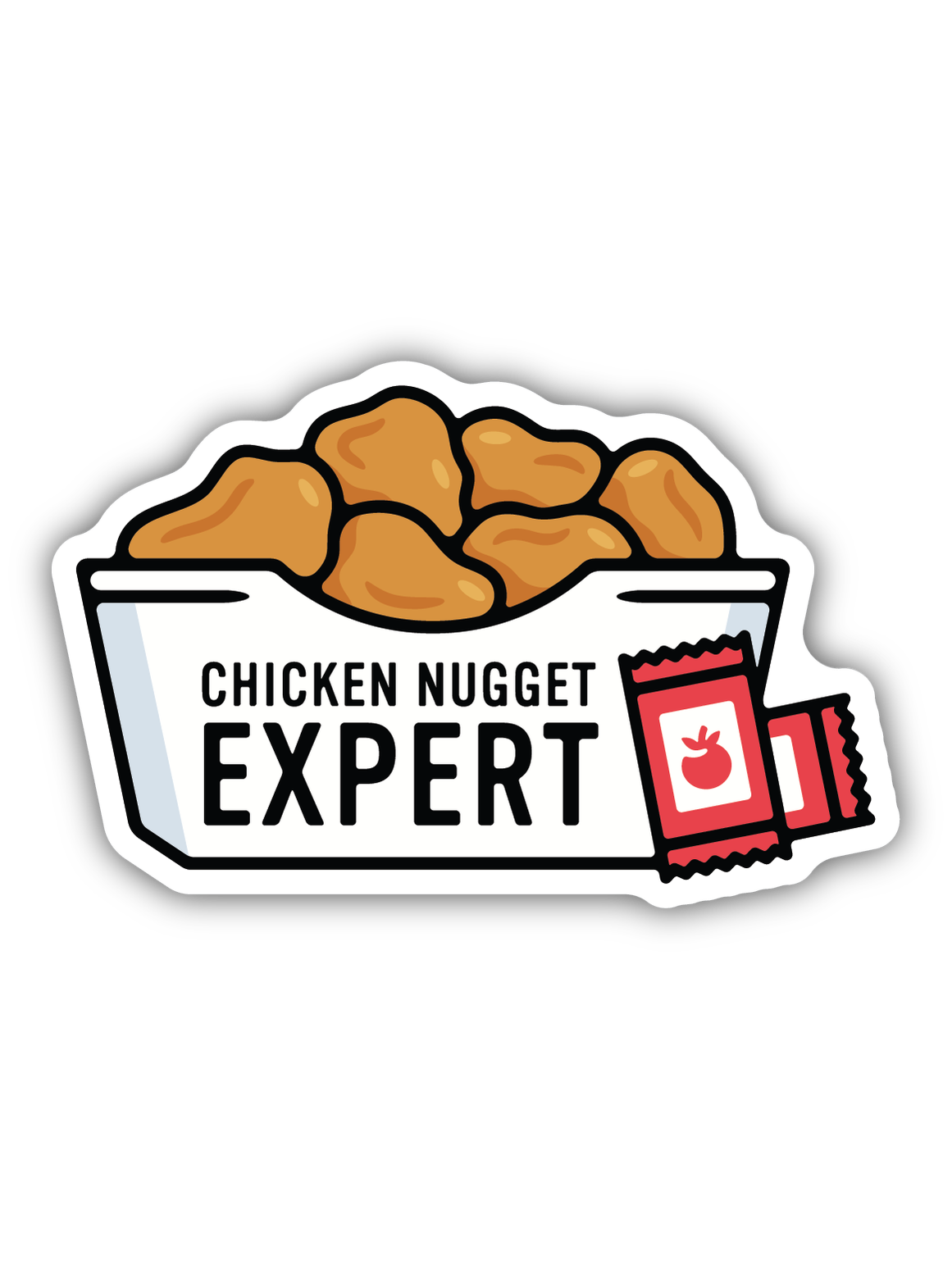 Chicken Nugget Expert Sticker