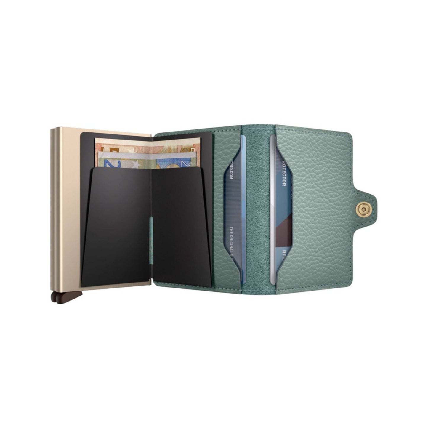 Twinwallet | Pebble Sea Green