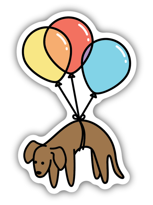Balloon Dachshund Sticker