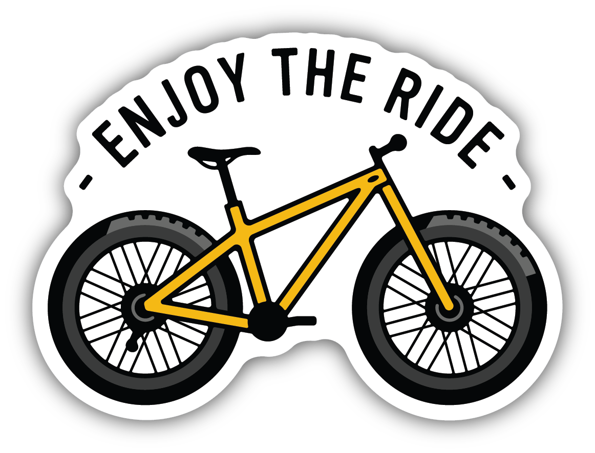 Enjoy The Ride Sticker