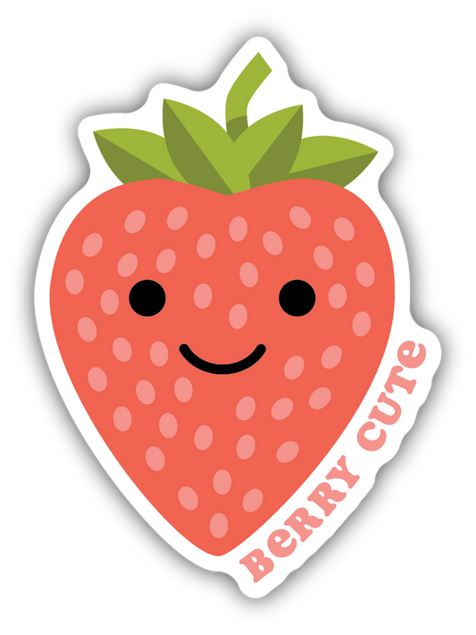 Berry Cute Strawberry Sticker