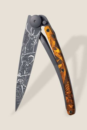 Deejo 37G Orange Camo / Hunting Scene