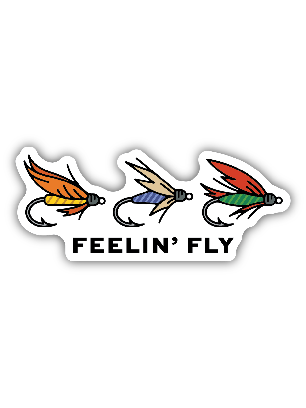 Feeling Fly Sticker