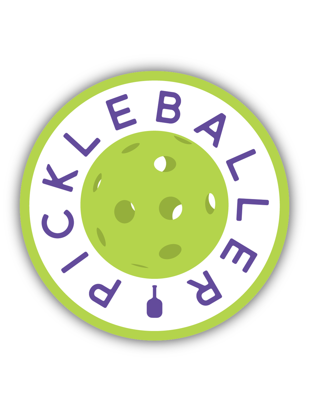 Pickleballer Sticker