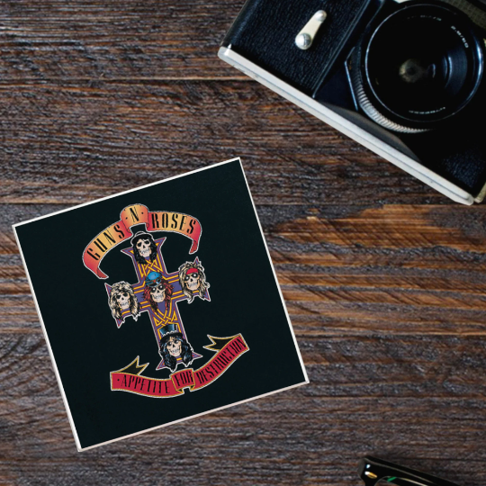 Guns and Roses Appetite for Destruction Album Coaster