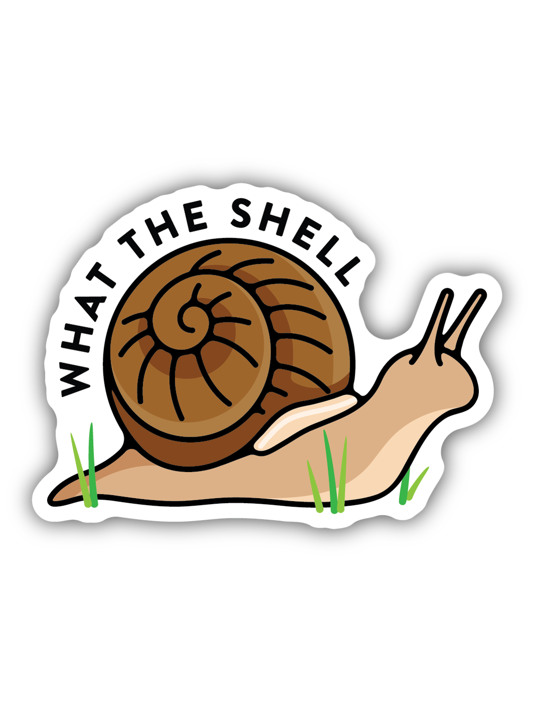 What The Shell Snail Sticker