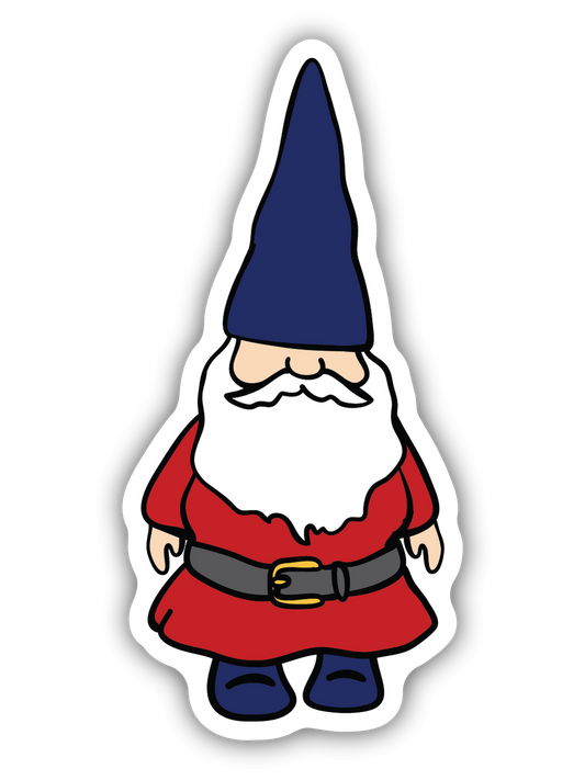 Red And Blue Gnome Sticker
