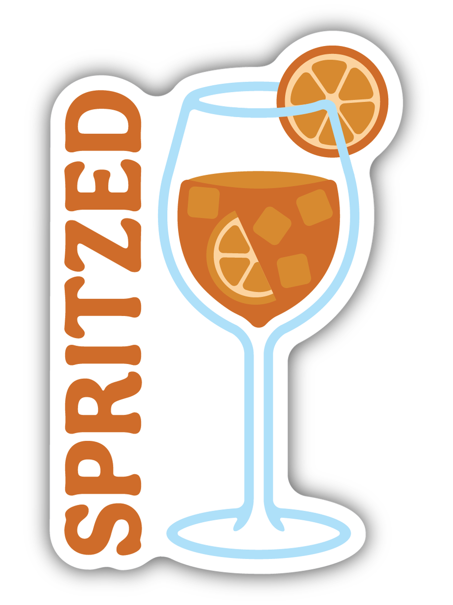 Spritzed Aperol Spritz Sticker