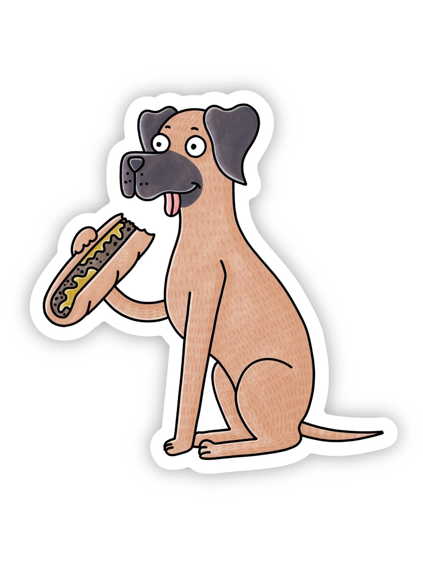 Pennsylvania Philly Cheesesteak Dog Sticker