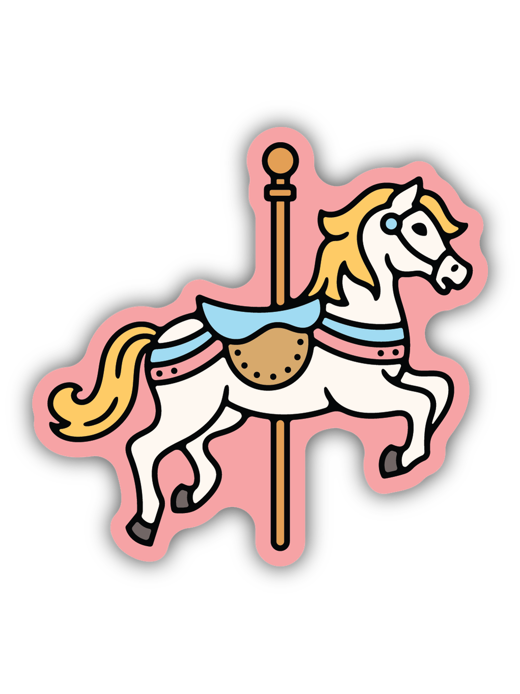 Carousel Horse Sticker