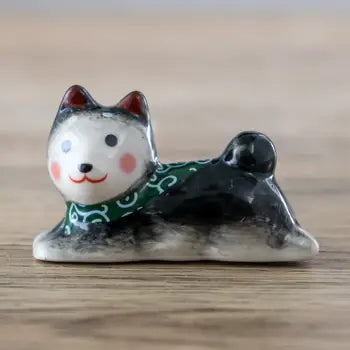 Shiba Inu Porcelain Chopsticks Rest