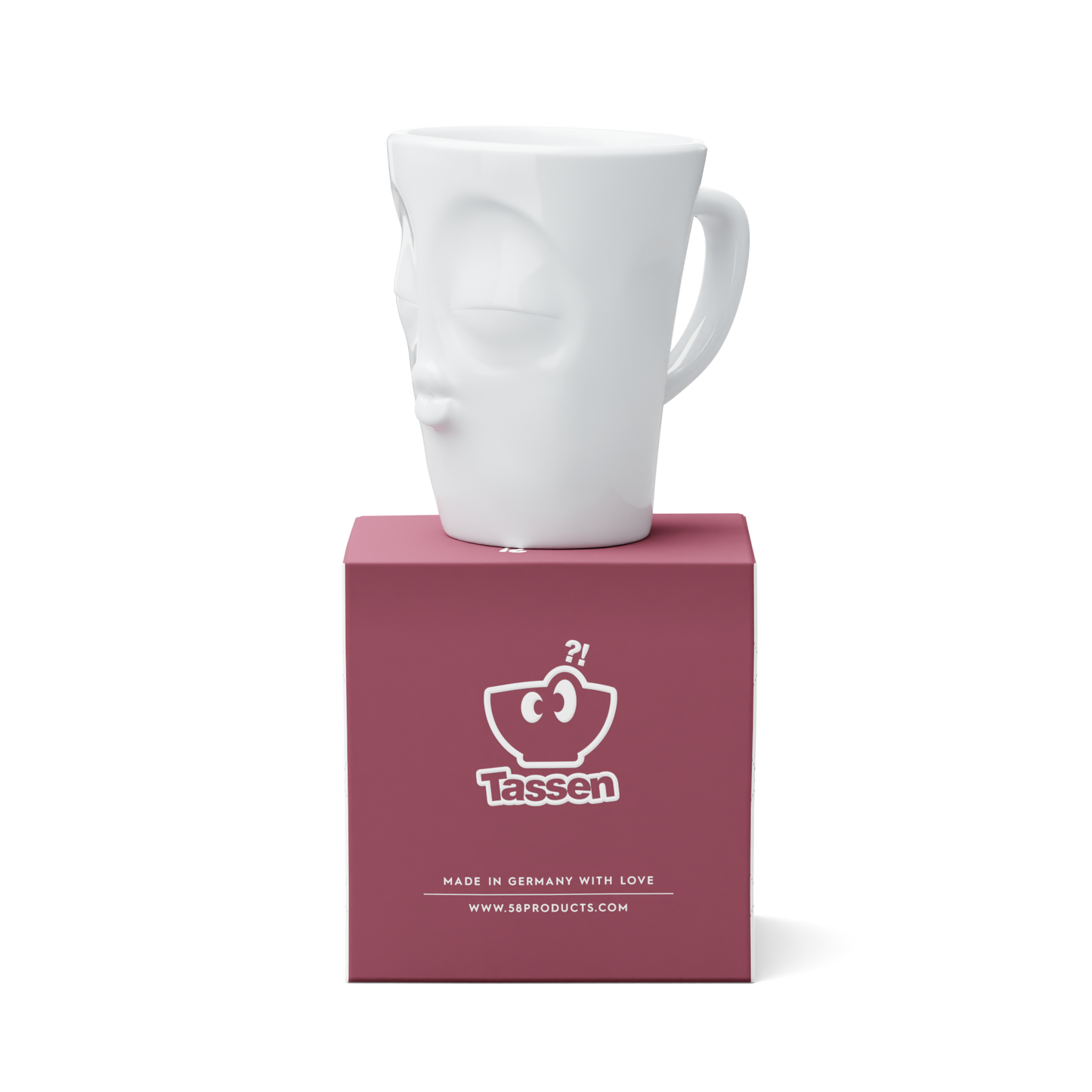 Kissing Face Mug with Handle | 11 oz