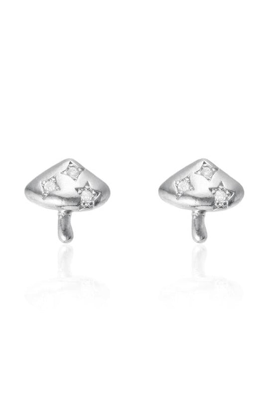 Earthstar Stud Earrings