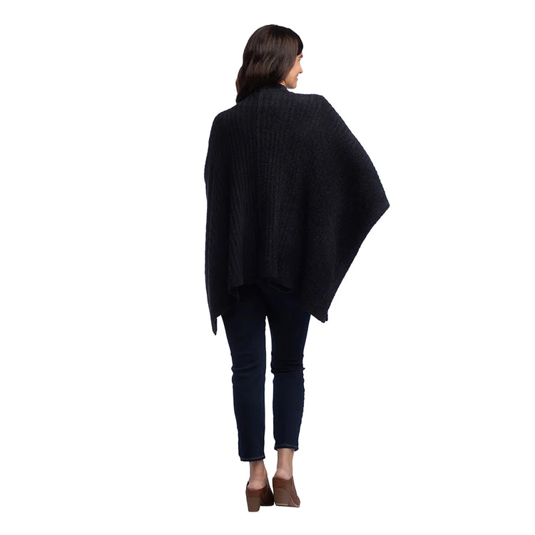 Solid Rib Marshmallow Shawl