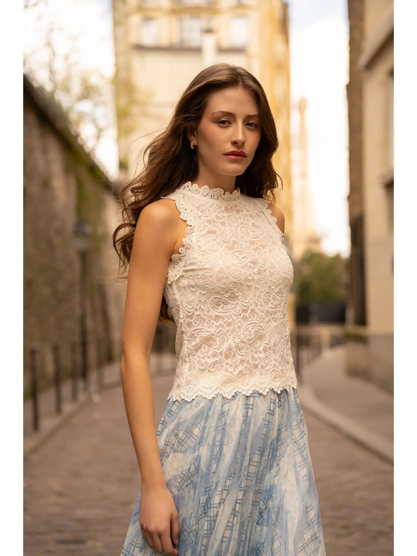 Catalina Floral Lace Top