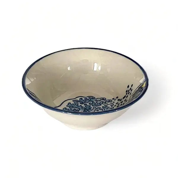 Great Wave Porcelain Sauce Dish