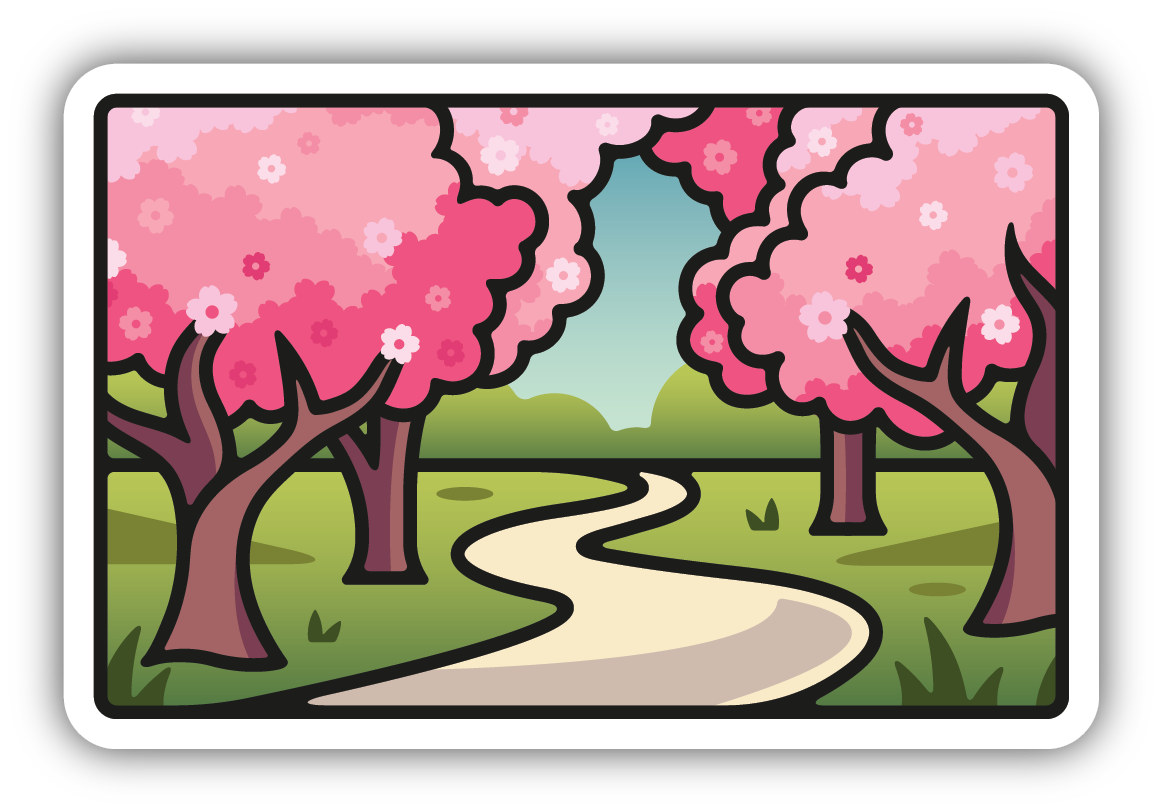 Cherry Tree Lane Sticker
