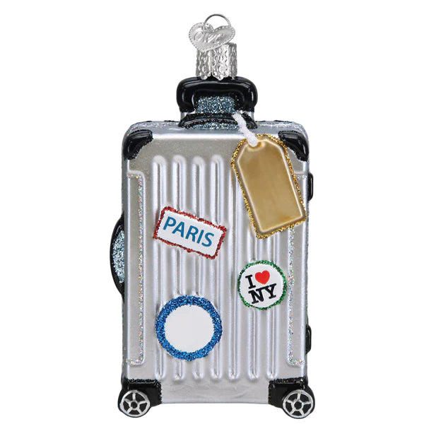 Rolling Suitcase Ornament