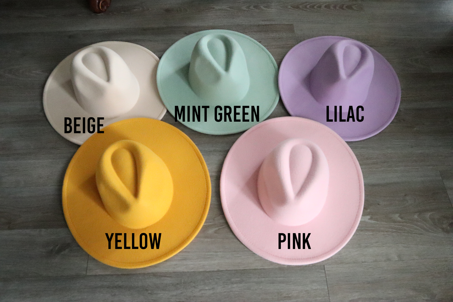 Rancher Wide Brim Fedora Hat